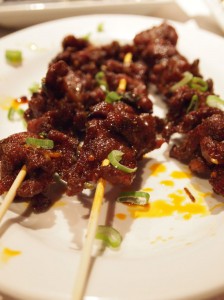 Lamb skewers