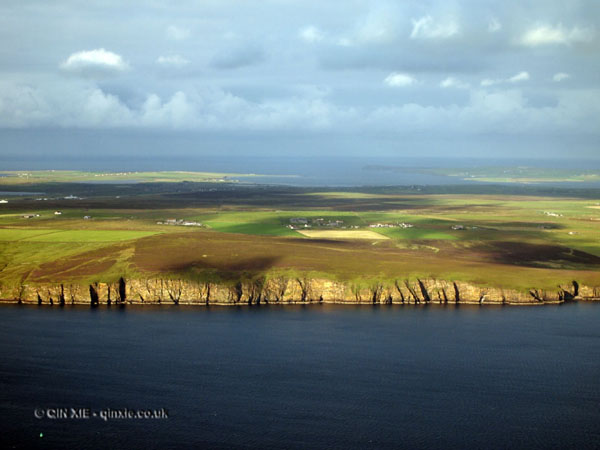 Orkney from the air