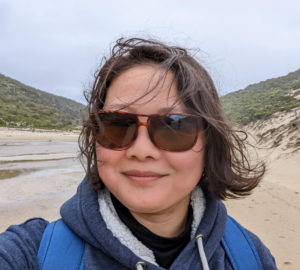 Qin Xie on Kangaroo Island